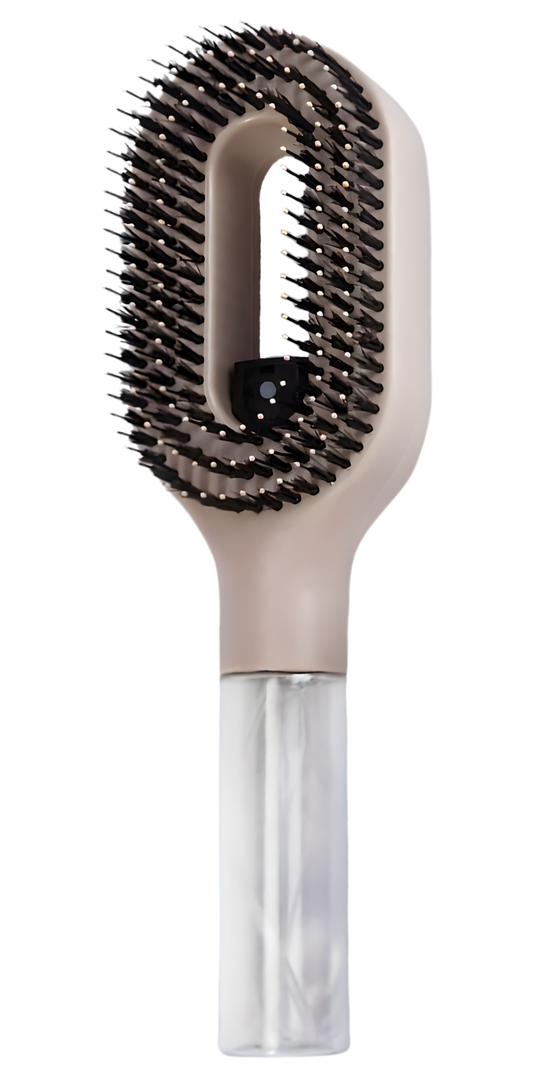 2-In-1 Hairbrush with Spray